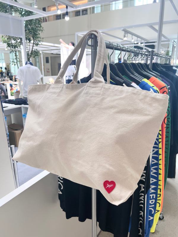 【予約商品】HEART CANVAS TOTE BAG