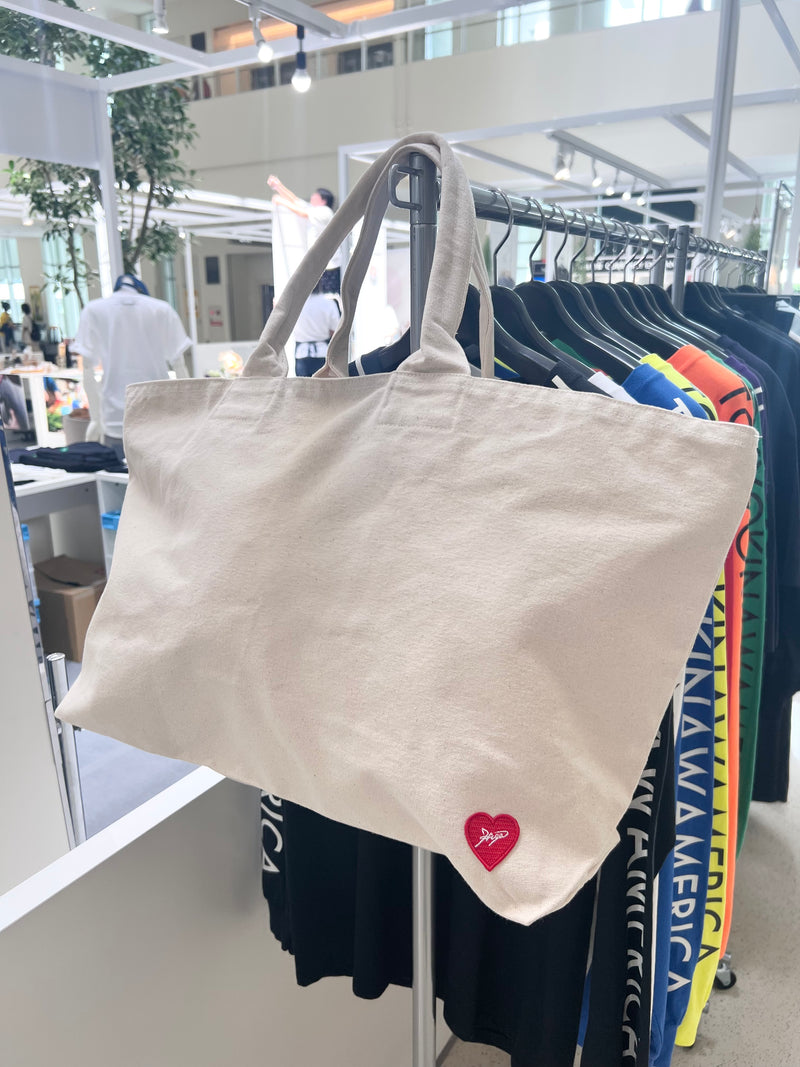 【予約商品】HEART CANVAS TOTE BAG