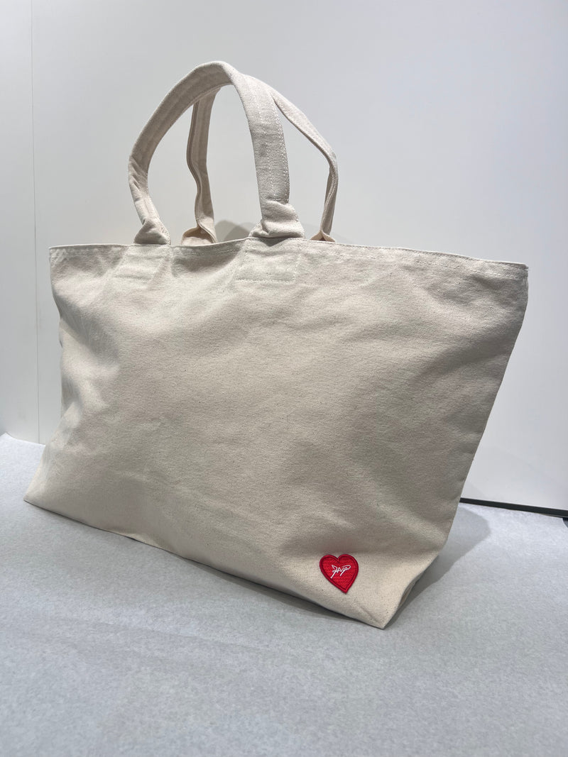 【予約商品】HEART CANVAS TOTE BAG