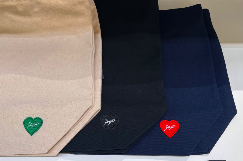【予約商品】HEART CANVAS TOTE BAG