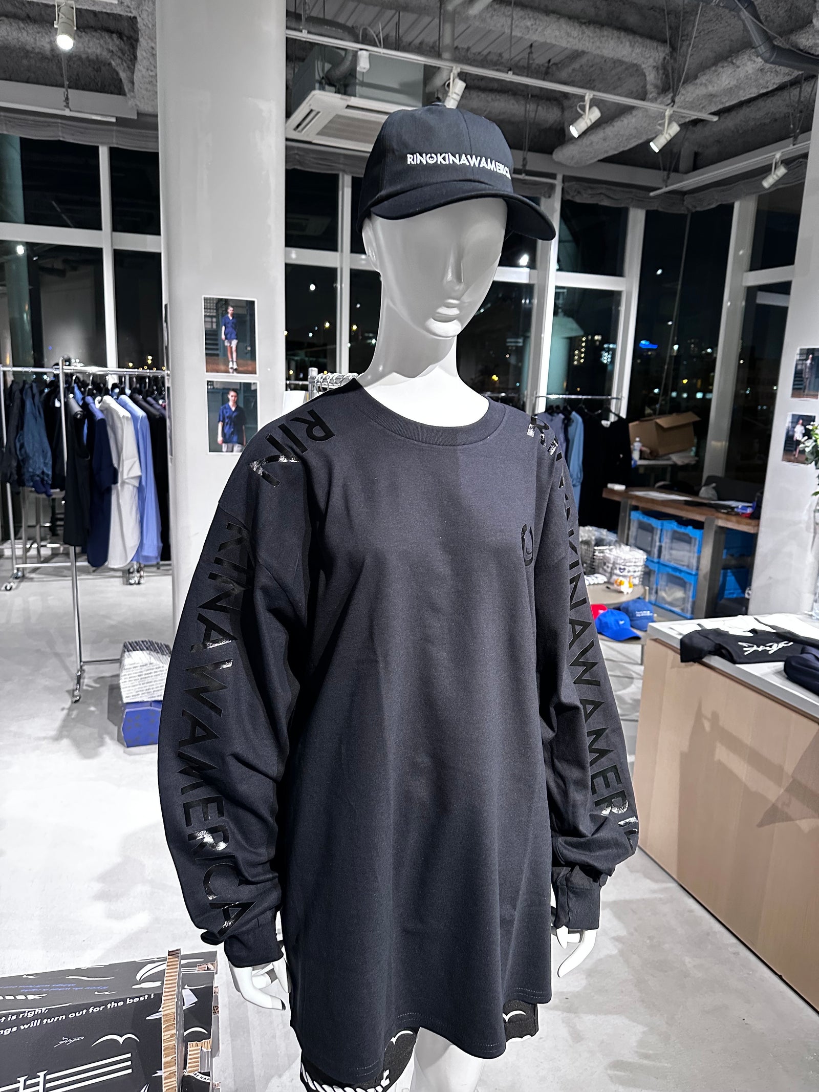 予約商品】RINOKINAWAMERICA SPECIAL COLLABORATION LONG SLEEVE T