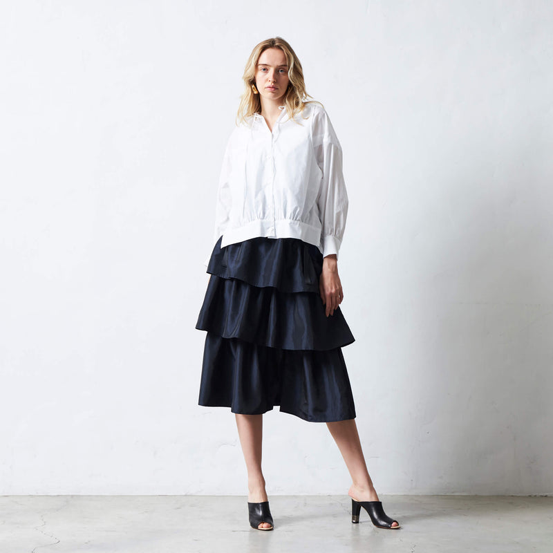 WASHABLE TIERED SKIRT